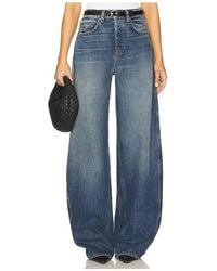 GRLFRND - Paola Barrel Leg Long Inseam Jeans - Lyst