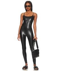 Commando - Faux Leather Cami Catsuit - Lyst