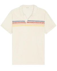 Marine Layer - Terry Out Stripe Polo - Lyst