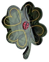 Solar Eclipse - Hand-Painted Clover Claw Hair Clip - Lyst