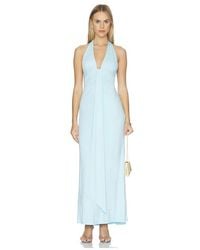 Seven Wonders - Kaeli Tie Front Halter Maxi Dress - Lyst
