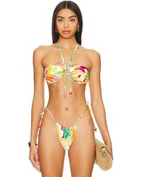 Seafolly - Wonderland Ruched Underwire Bikini Top - Lyst