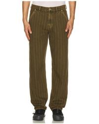 Pleasures - Pantalón De Trabajo Rail En Color Marrón Talla (También En M, Xl/1X, Xxl/2X) - Lyst