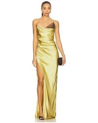 The Sei - Kleid Mit Wasserfallausschnitt Und Einsatz Aus Spitze - Lyst