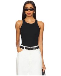 ÉTERNE - High Neck Fitted Tank Top - Lyst