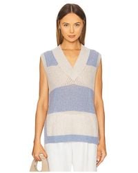 Autumn Cashmere - Top Chaleco En Color Bebe Azul Talla (También En S, Xs) - Lyst