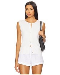 Vince - Shell-Sweater Mit Knopfleiste - Lyst