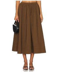 Camila Coelho - Gurina Cotton Midi Skirt - Lyst