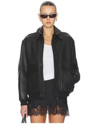 HOMMEGIRLS - Leather Bomber - Lyst