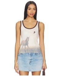 The Laundry Room - Ranch Life Smu Rib Tank Top - Lyst