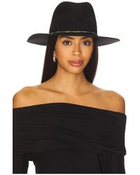 Hat Attack - Sombrero Fedora Harper En Color Negro Talla - Lyst