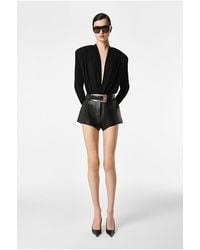 REVOLVE LOS ANGELES - Kova Leather Hot Short - Lyst