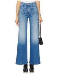 Mother - The Hustler Roller Patch Pocket Sneak Jeans - Lyst