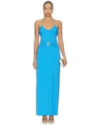 Runaway the Label - Nina Ruched Halter Maxi Dress - Lyst