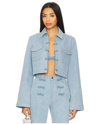 SAU LEE - Bambi Denim Jacket - Lyst