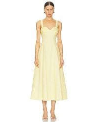Clea - Carla Embroidered Longline Dress - Lyst