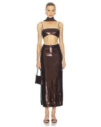L'academie - 'Academie Veleda Sequin Top - Lyst
