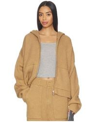 AYA MUSE - Knit Zip Up Hoodie - Lyst