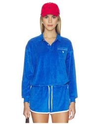 Polo Ralph Lauren - Polo De Manga Larga Con Tejido De Rizo De Algodón En Color Azul Talla (También En Xxs, Xs, S, M, Xl) - Lyst