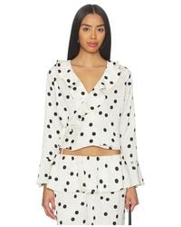 Lisa Says Gah - Ricki Wrap Top - Lyst