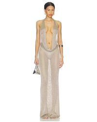 superdown - Kinny Halter Maxi Dress - Lyst