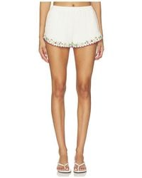 For Love & Lemons - Leah Cotton Shorts - Lyst