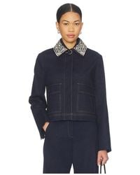 Veronica Beard - Chaqueta Barrington Con Adornos En Color Azul Talla (También En 2, 6) - Lyst