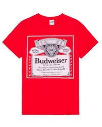 Junk Food - Budweiser Label King Of Beers Tee - Lyst