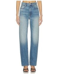 SLVRLAKE Denim - London High Rise Straight Leg Jeans - Lyst