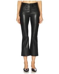 Rag & Bone - Peyton Faux Leather Flare Pant - Lyst