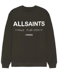 AllSaints - Underground Crewneck Sweatshirt - Lyst