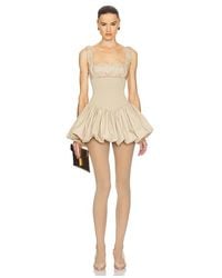 Helsa - Kleid Rib Mix Puffy - Lyst