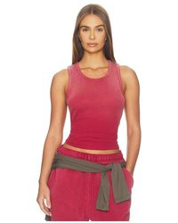 Entire studios - DÉBARDEUR RIB en Red - Lyst