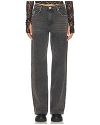 One Teaspoon - Jackson Mid Waist Wide Leg Jeans - Lyst