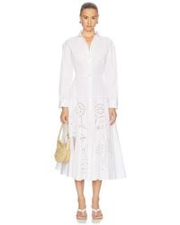 Polo Ralph Lauren - Collared Long Sleeve Shirt Dress - Lyst