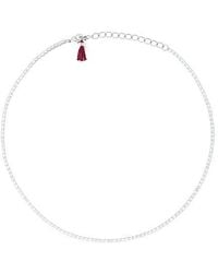 Shashi - Diamond Tennis Necklace - Lyst