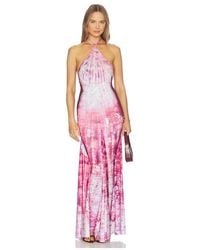 open lace back dress Pink Venus Wetlook Dress – Di Petsa main image 1