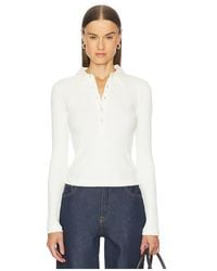 Citizens of Humanity - Long Sleeve 60's Polo - Lyst
