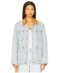 Blank NYC - Denim Corduroy Shacket - Lyst