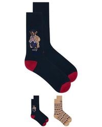 Polo Ralph Lauren - Litchfield Bear Slack Socks 2-Pack - Lyst
