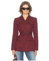 Helsa - Chaqueta De Traje The Leisure En Color Vino Talla (También En M, S, Xl, Xs, Xxs) - Lyst