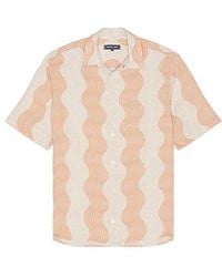 Frescobol Carioca - Castro Duo Cabana Stripe Short Sleeve Shirt - Lyst