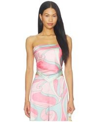 Runaway the Label - Milani Satin Scarf Top - Lyst