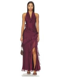 AMUR - Marisol Cowl Neck Gown - Lyst