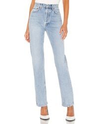 Agolde - Pierna Recta Lana En Color Denim Claro Talla (También En 24, 25, 26, 27, 28, 29, 30, 31, 32, 33, 34) - Lyst