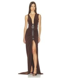 Sid Neigum - Gathered Belt Dress - Lyst