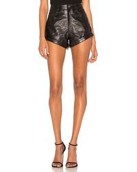 LPA - Leather Relaxed Cuff Short - Lyst
