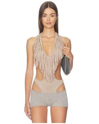 Nii HAI - Fringe Bodysuit - Lyst