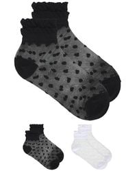Stems - Pippa Ruffle Dot Socks Pack Of 2 - Lyst