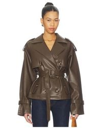 ALL THE WAYS - Ahmeira Faux Leather Jacket - Lyst